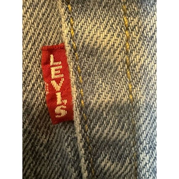 Vintage Levi’s 501 S Jeans 29X28  Big E Denim Jeans Button Fly Distressed Retro - Picture 6 of 15